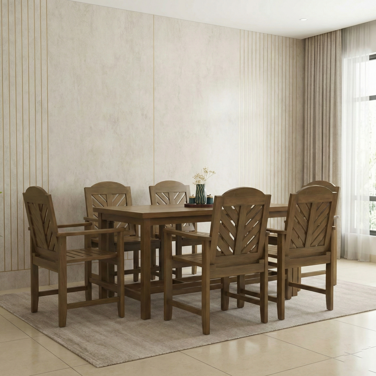 walnut-dining-table Walnut Dining Table Set