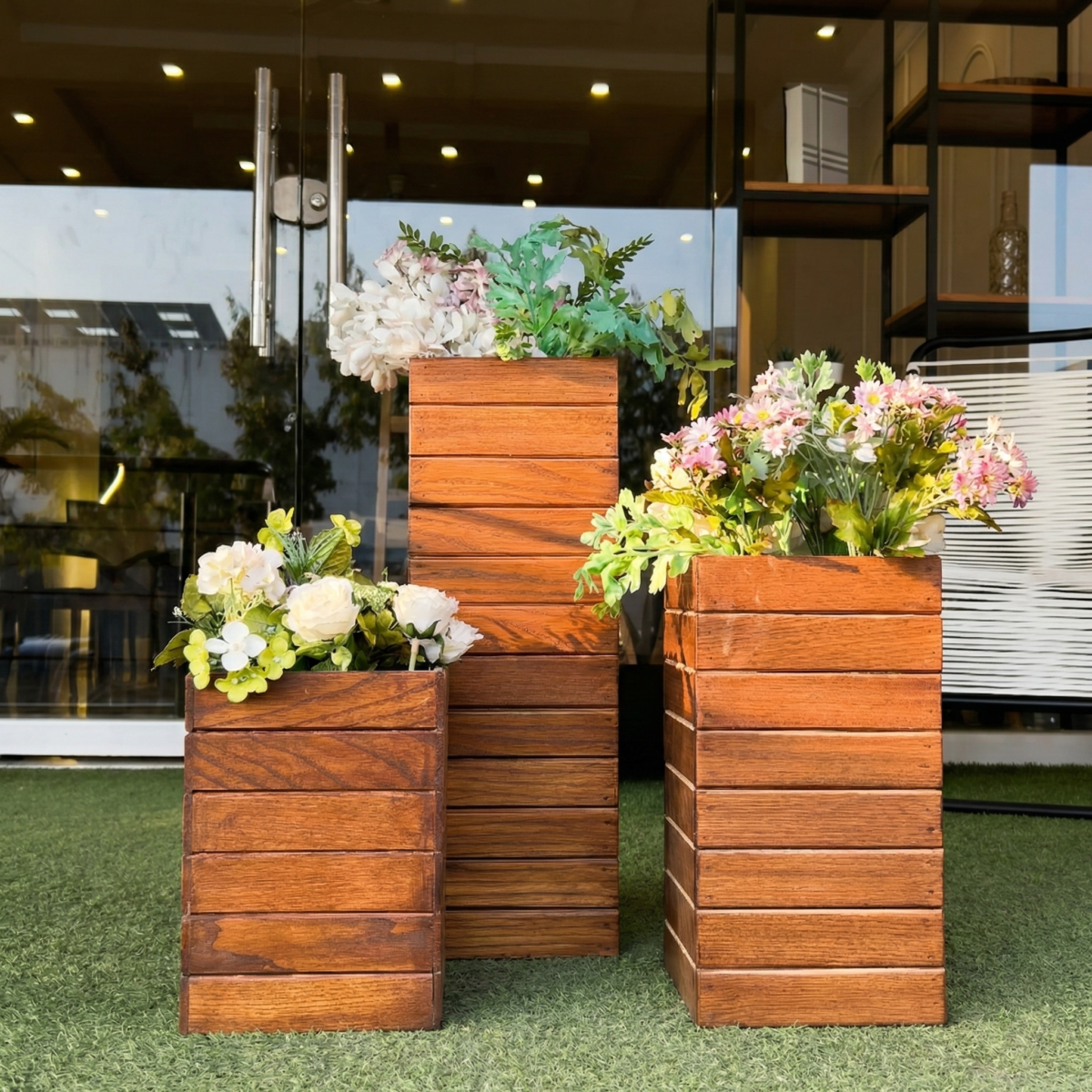 Cuboid Planter Set