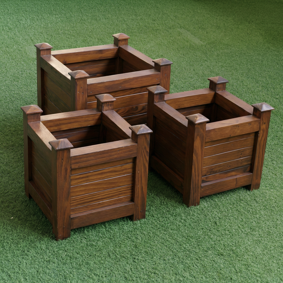 Square Planter Set