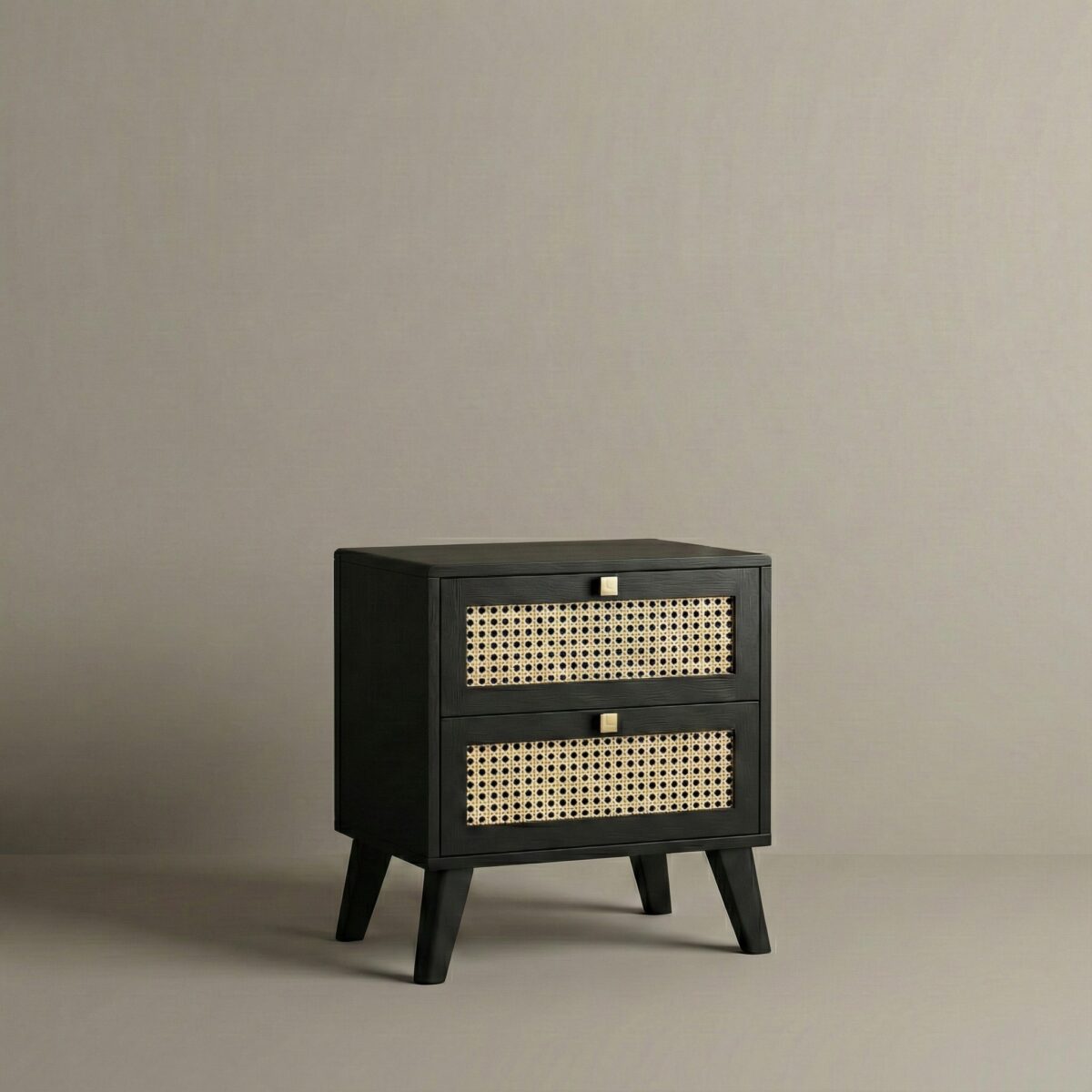 cane-bedset-sidetable Cane Bed Set