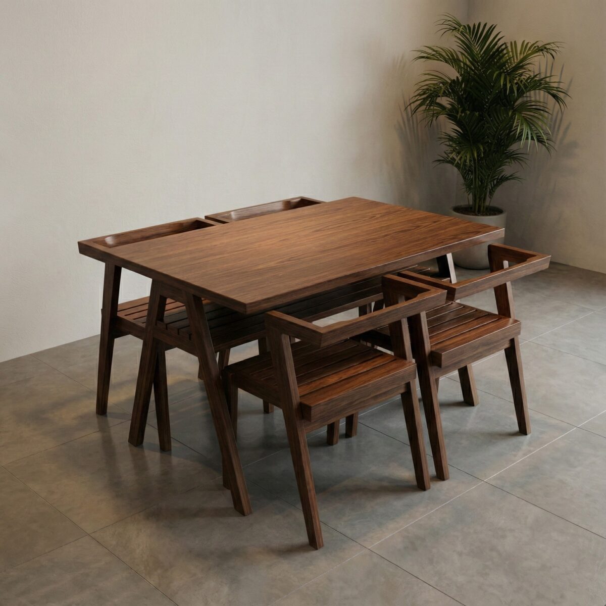 linear-dining-table-set The Linear Dining Set