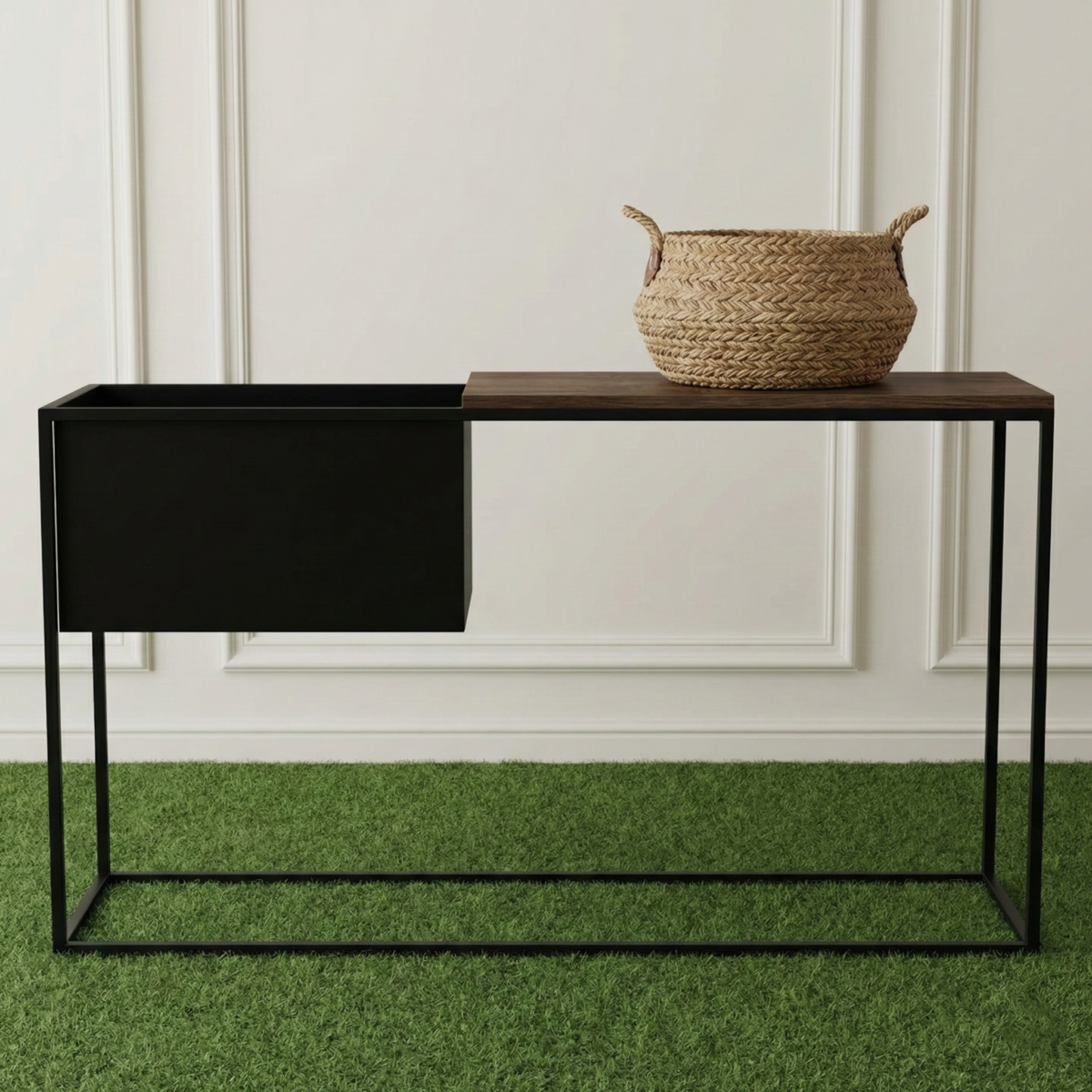 metal base planter Planter Console